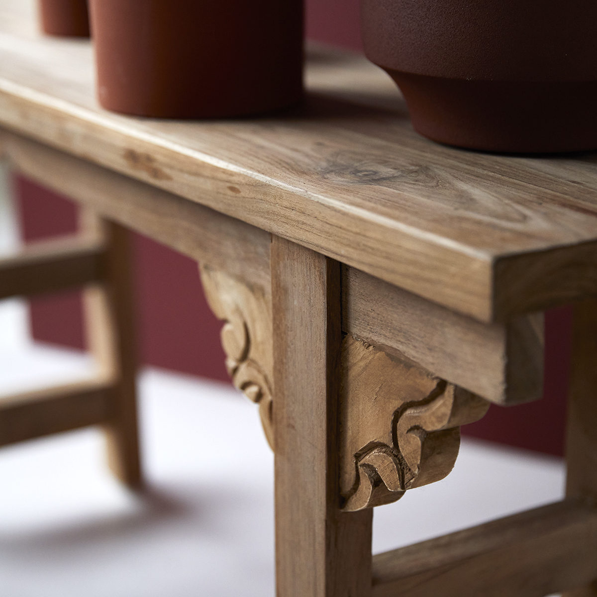 100 Adonis recycled solid teak bench 100 Adonis recycled solid teak bench