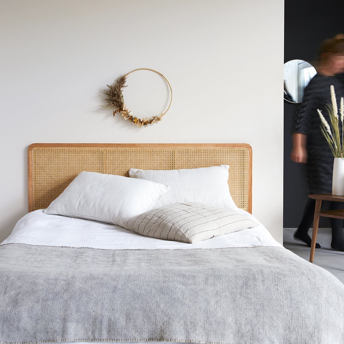 Adele rattan Headboard 160 cm Adele rattan Headboard 160 cm