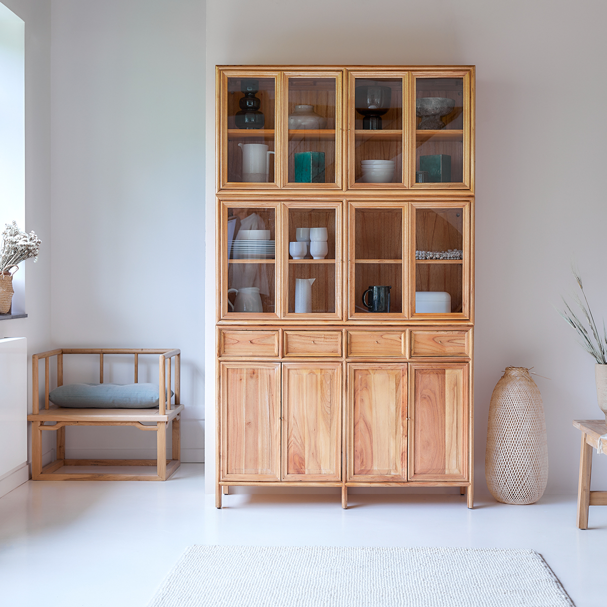 Alex mindi wood double Kitchen dresser Alex mindi wood double Kitchen dresser