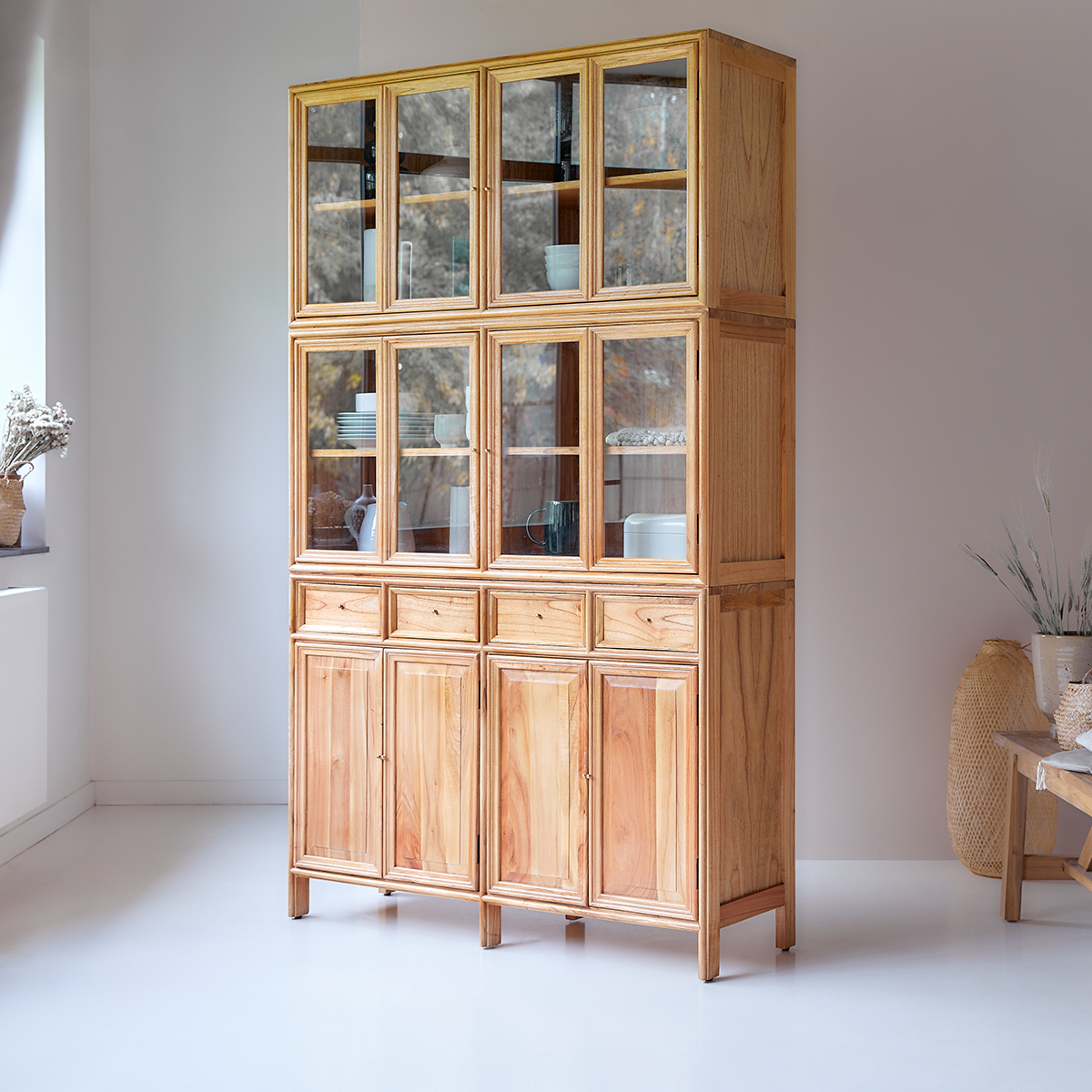 Alex mindi wood double Kitchen dresser Alex mindi wood double Kitchen dresser