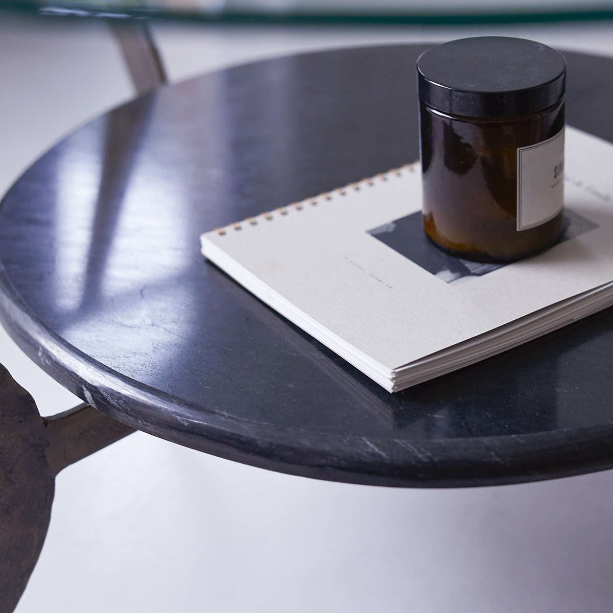 Ambre marble and metal Coffee Table Ambre marble and metal Coffee Table