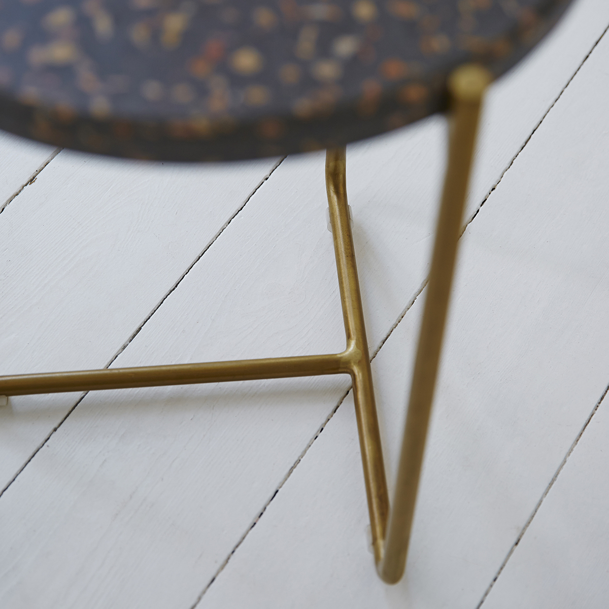 Anatole metal and terrazzo Side table grey Anatole metal and terrazzo Side table grey