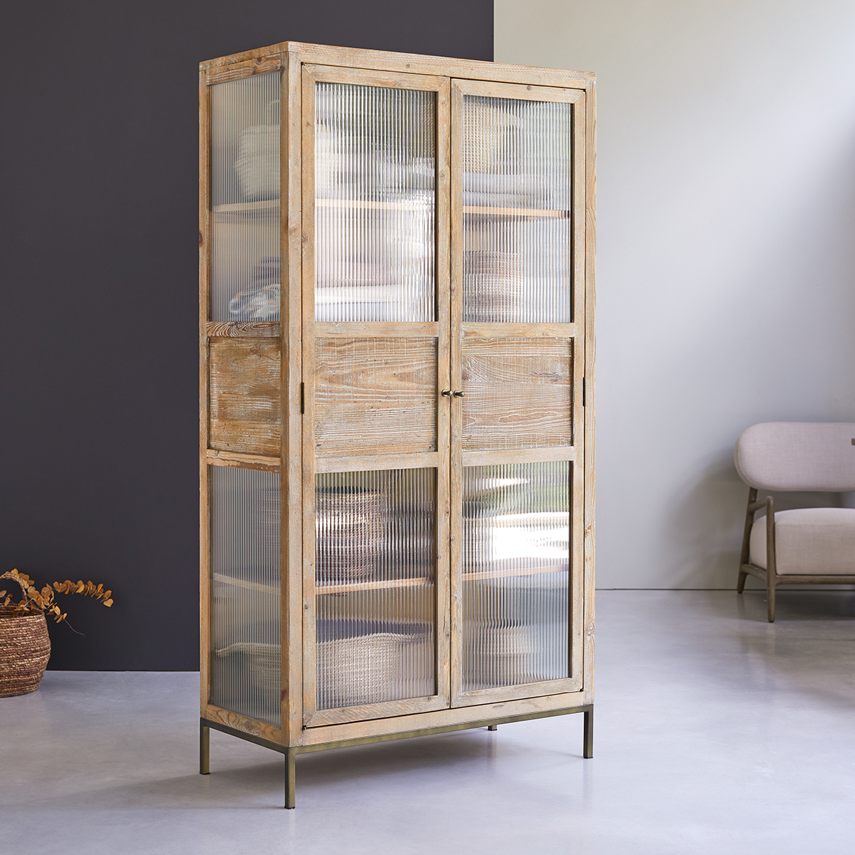 Andrea pine cupboard 190 Andrea pine cupboard 190