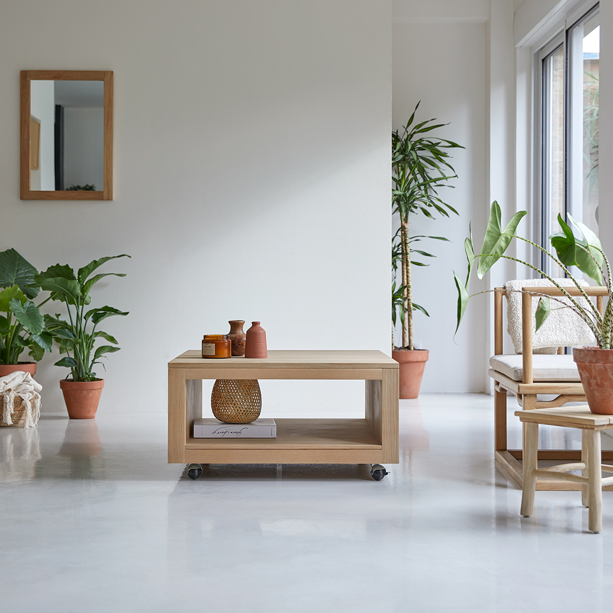 Anoa solid oak square Coffee Table Anoa solid oak square Coffee Table