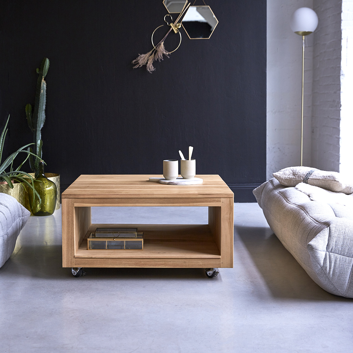 Anoa solid teak square Coffee Table Anoa solid teak square Coffee Table