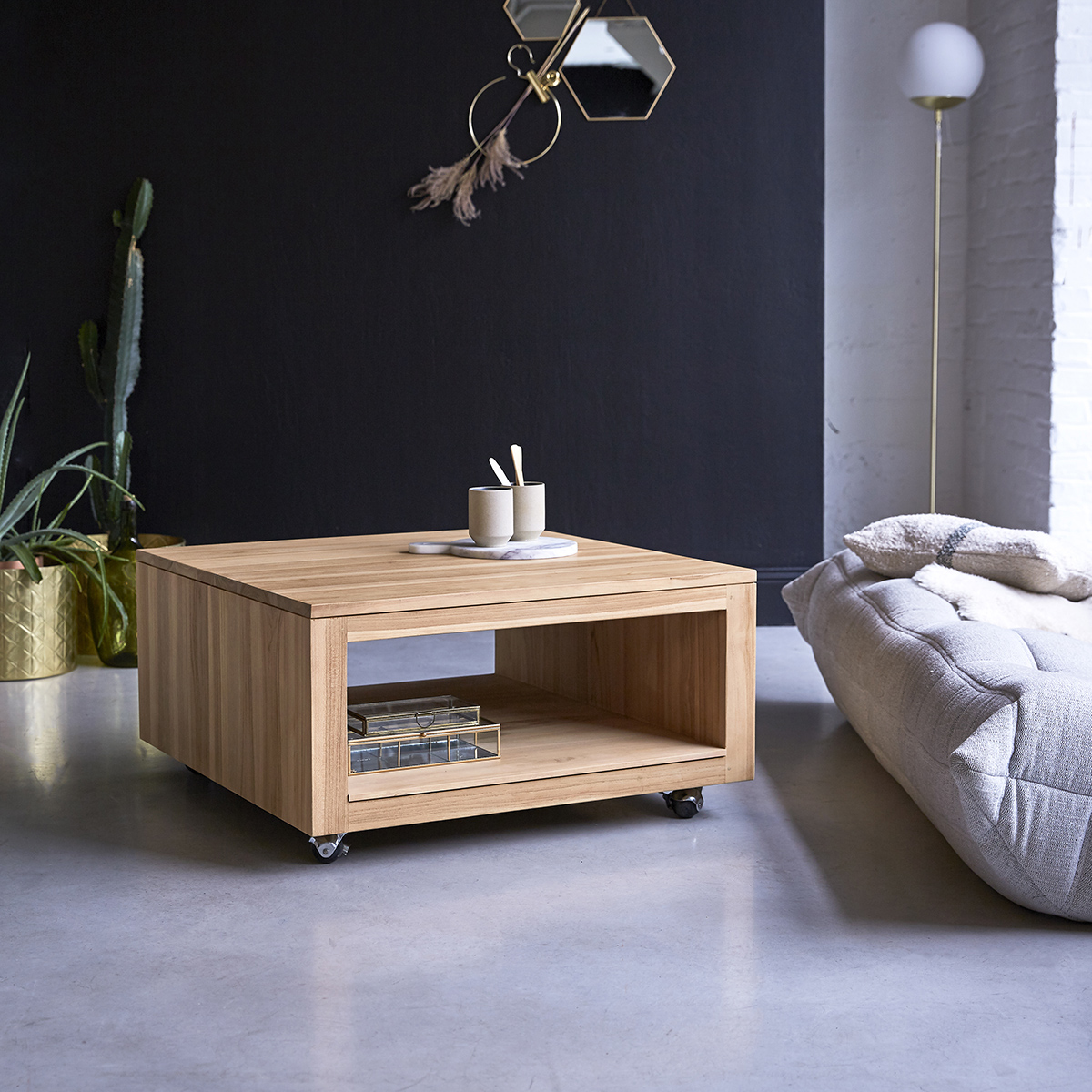 Anoa solid teak square Coffee Table Anoa solid teak square Coffee Table