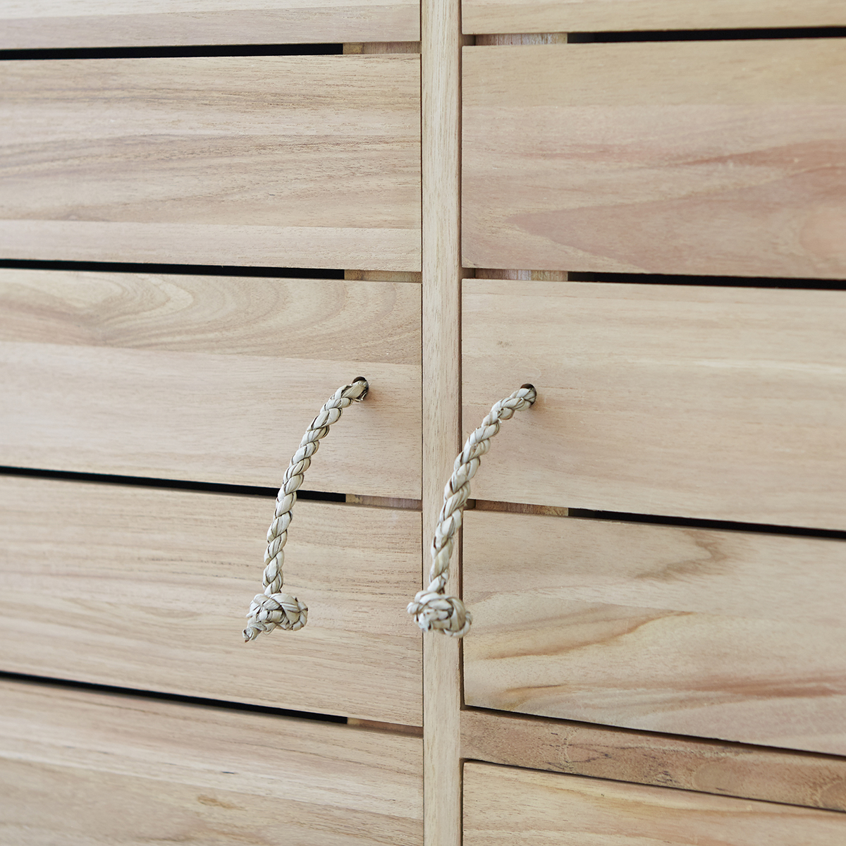 Armoire de rangement en teck 180 Minimalys Armoire de rangement en teck 180 Minimalys