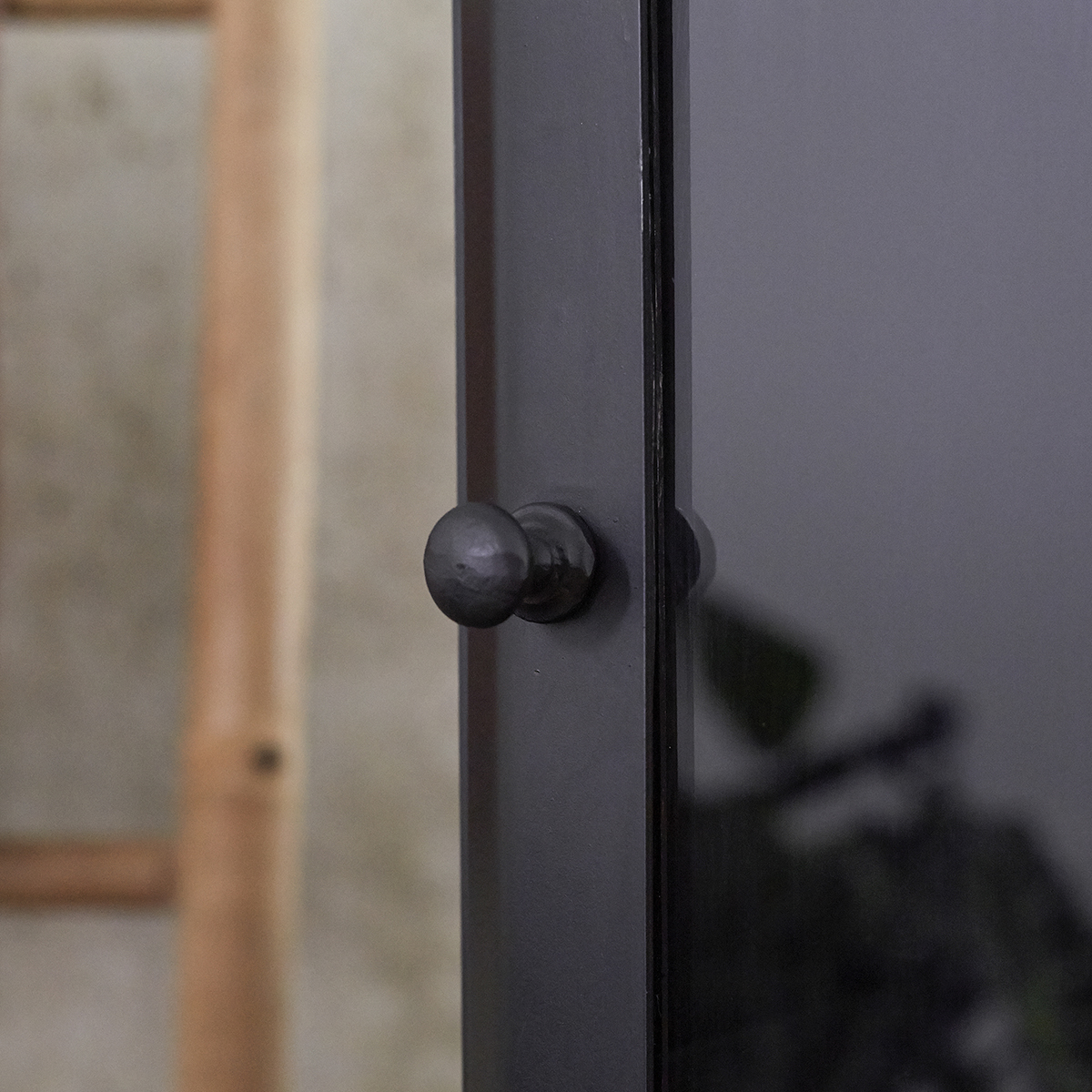 Armoire de salle de bain vitrée en métal 120 Lison Armoire de salle de bain vitrée en métal 120 Lison