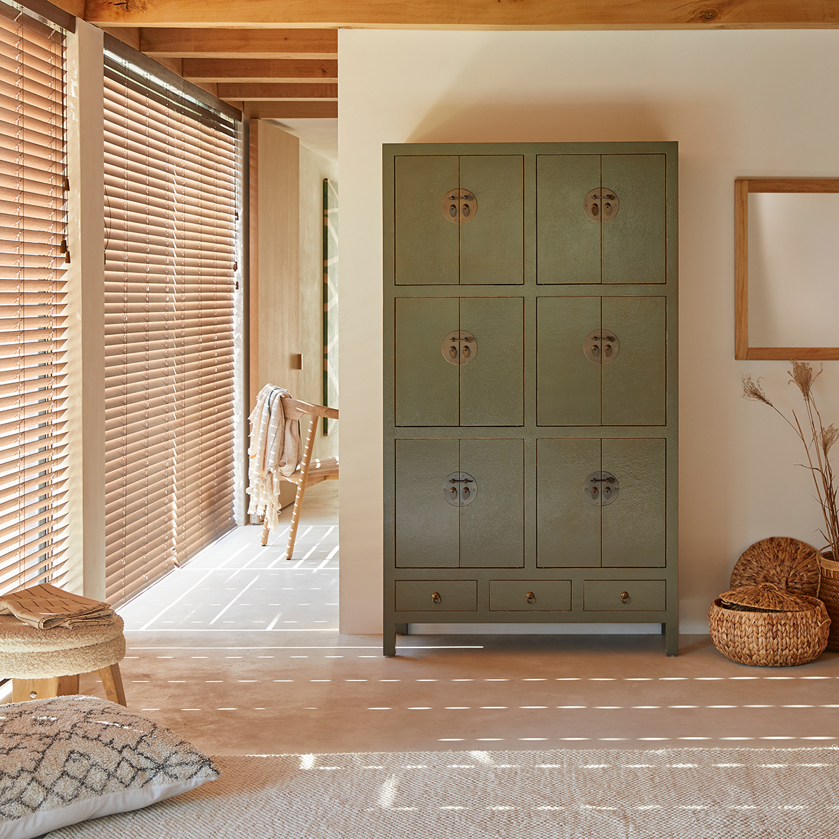 Armoire en pin Qing Armoire en pin Qing