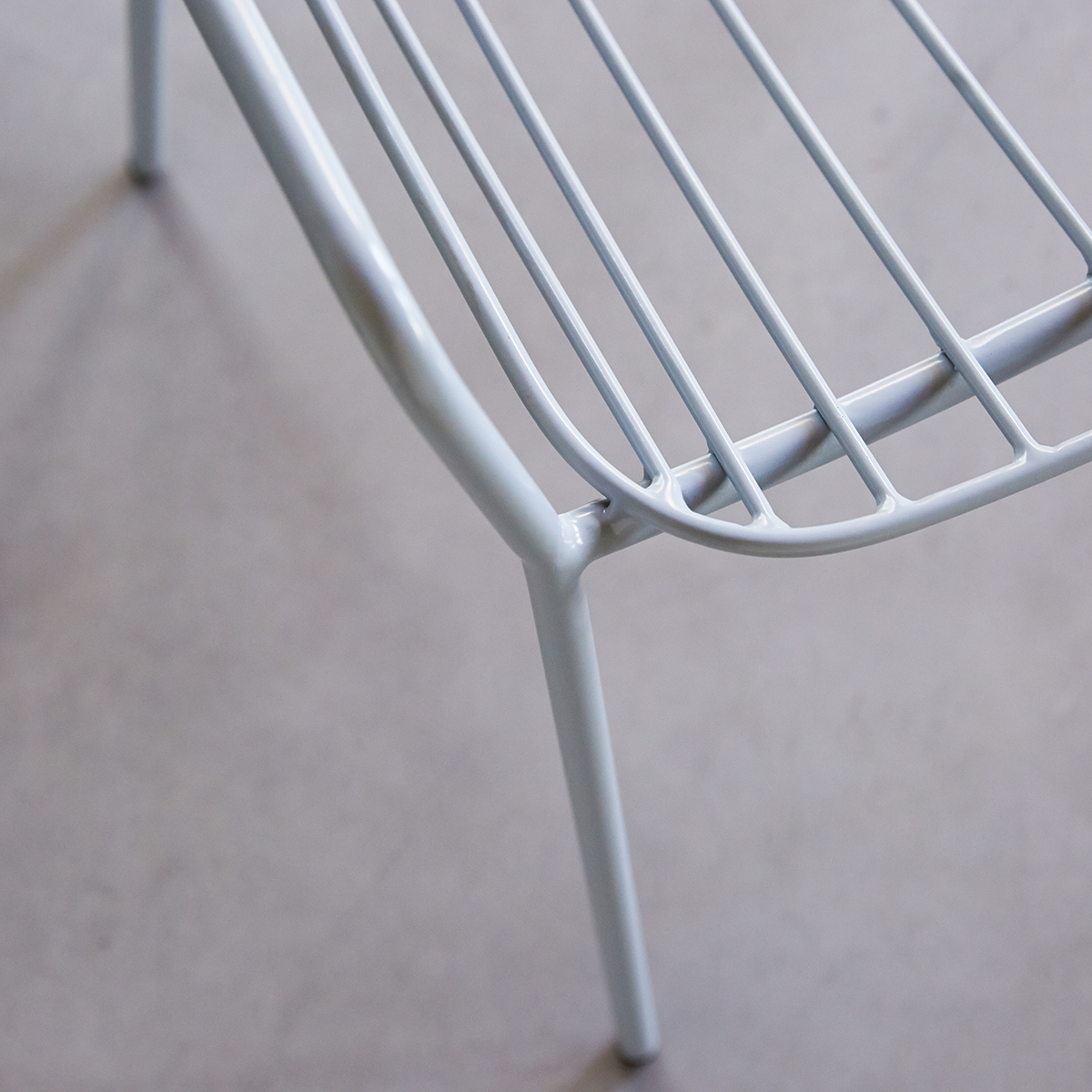 Arty Metal Armchair Bleu Grey Arty Metal Armchair Bleu Grey