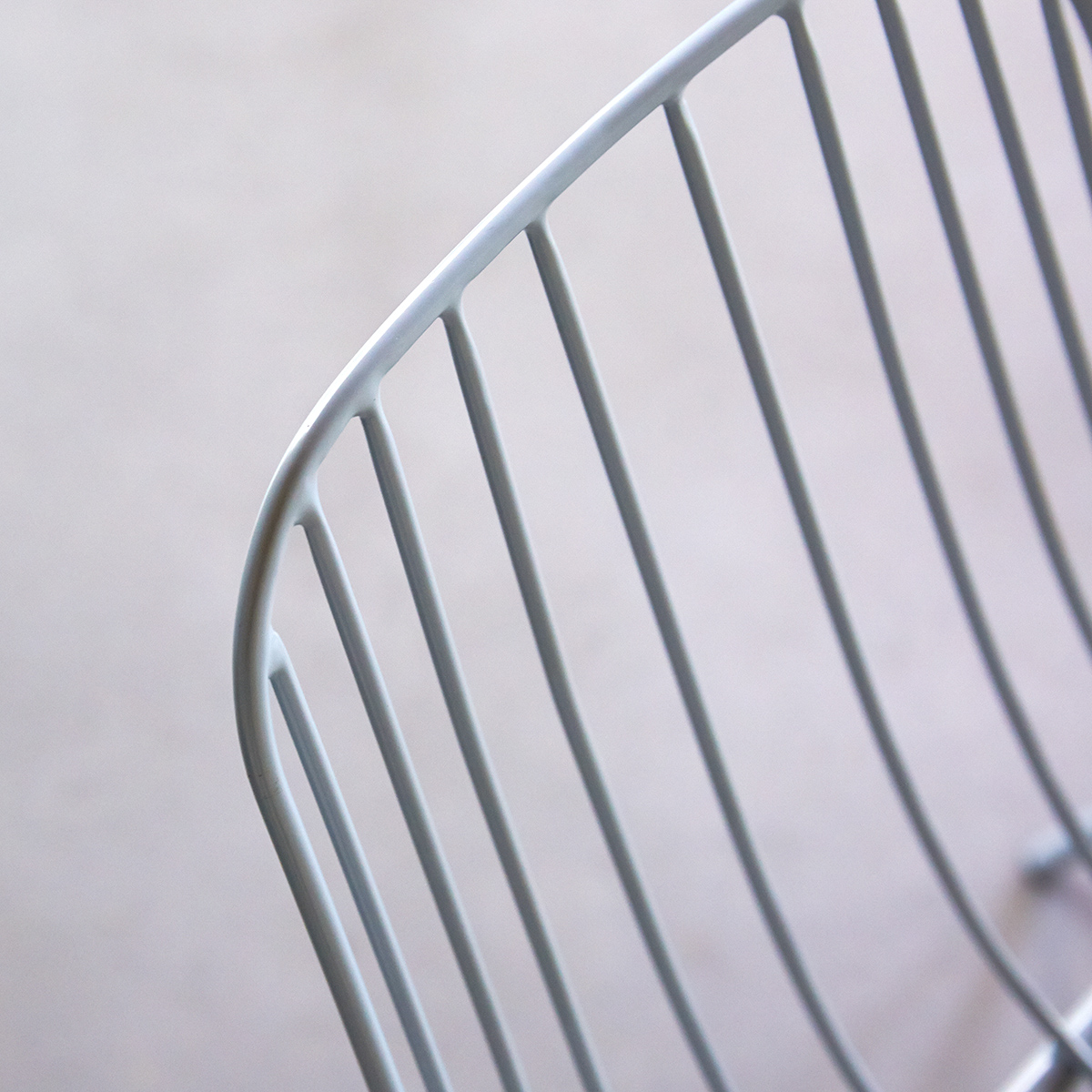 Arty Metal Armchair Bleu Grey Arty Metal Armchair Bleu Grey