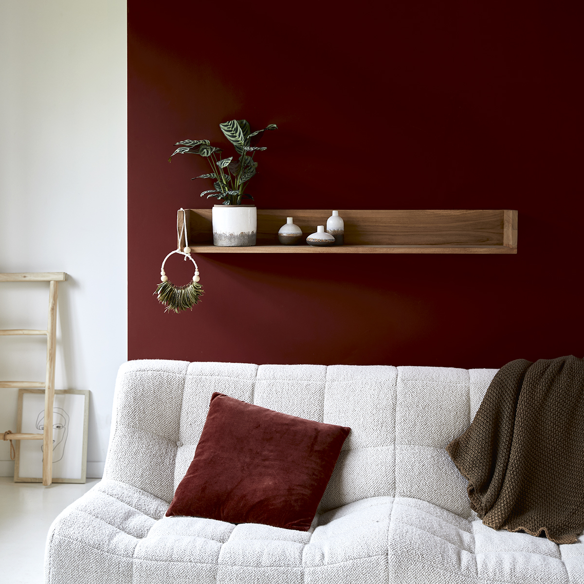Arty solid teak Shelf Arty solid teak Shelf