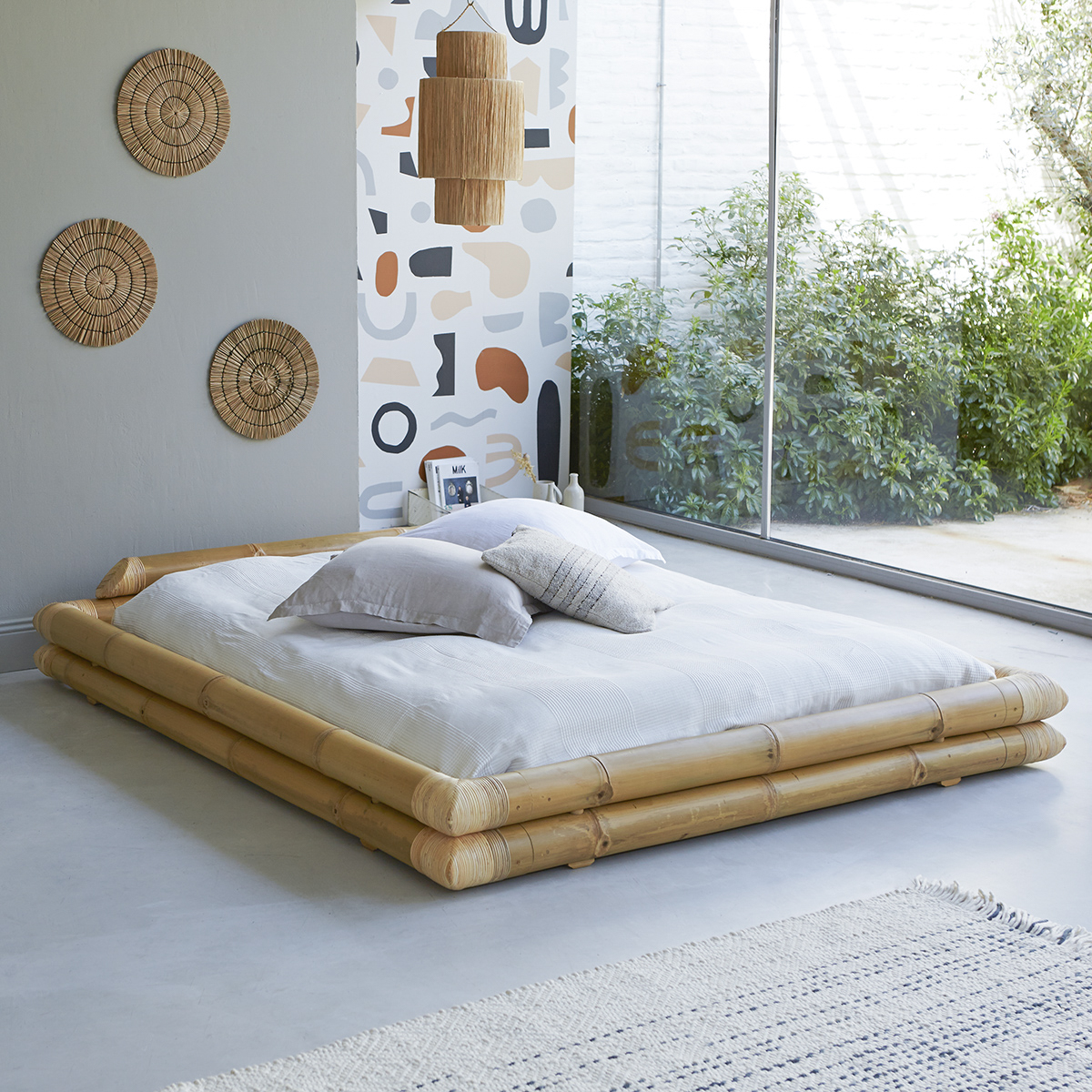 Balyss Bamboo Futon Bed Frame for 160x200 Balyss Bamboo Futon Bed Frame for 160x200