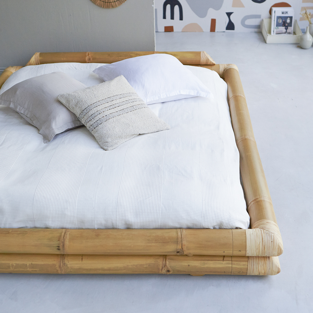 Balyss Bamboo Futon Bed Frame for 160x200 Balyss Bamboo Futon Bed Frame for 160x200