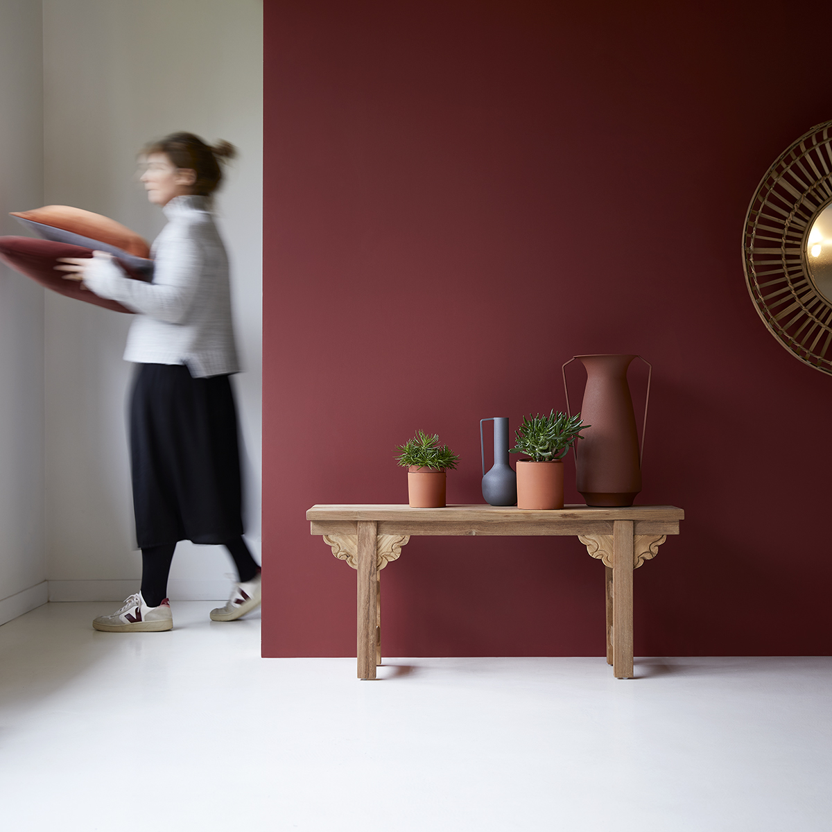 Bank aus recyceltem massivem Teakholz 100 Adonis Bank aus recyceltem massivem Teakholz 100 Adonis