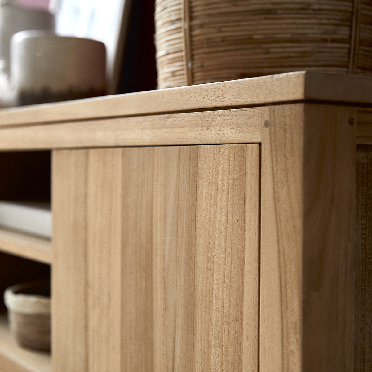 Basil Teak TV Cabinet 140 Basil Teak TV Cabinet 140