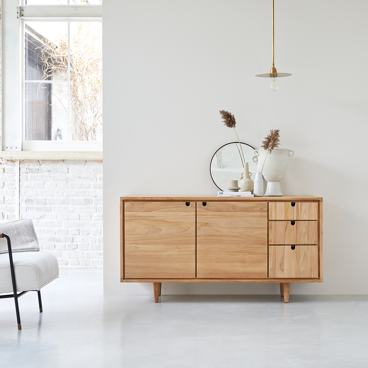 Buffet aus massives Teakholz 145 Jonàk Buffet aus massives Teakholz 145 Jonàk