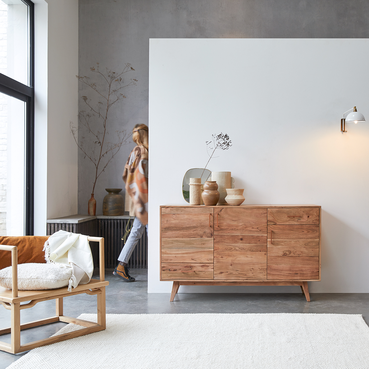 Buffet en acacia massif 150 Oslo Buffet en acacia massif 150 Oslo