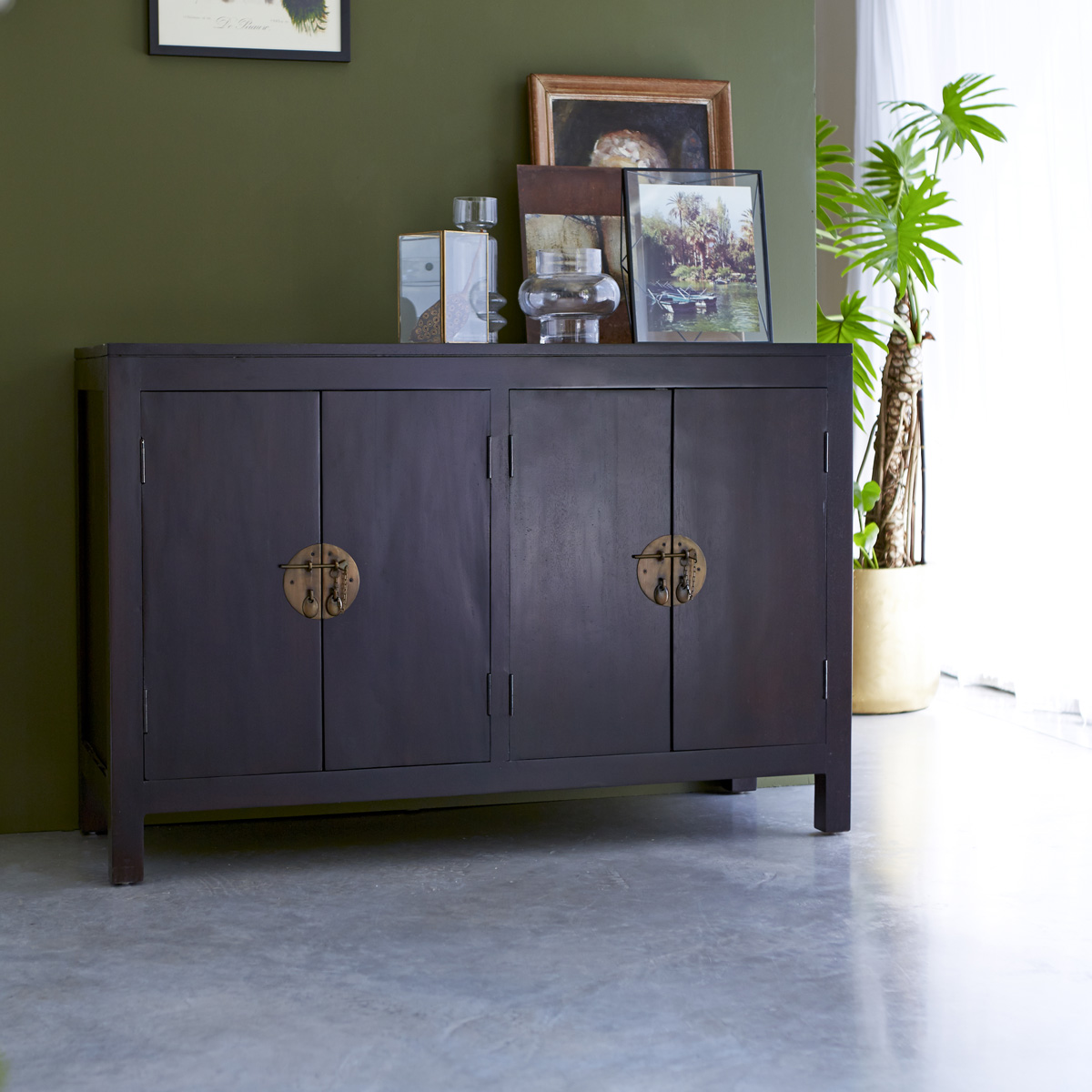 Buffet en acajou massif 120 Yong Buffet en acajou massif 120 Yong