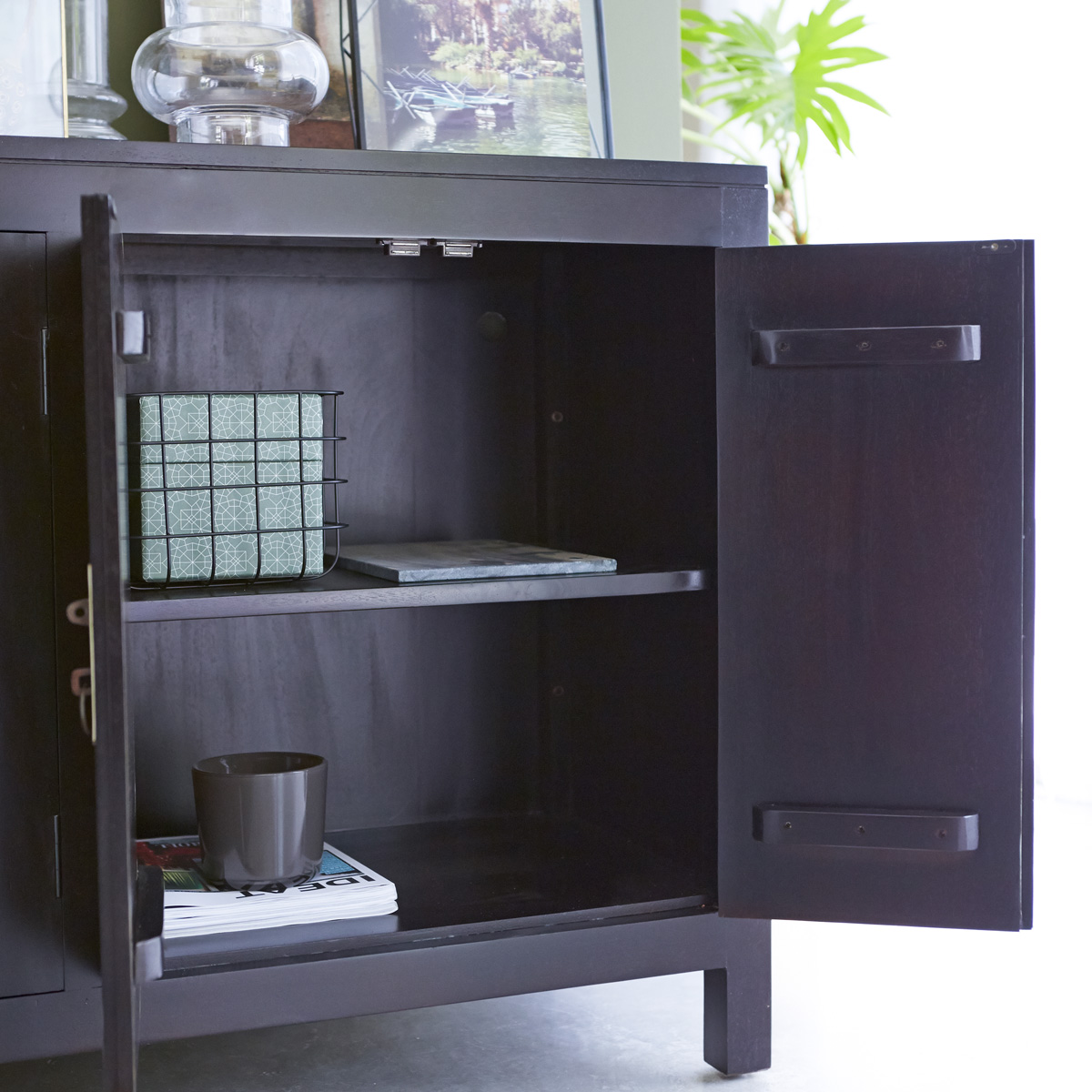 Buffet en acajou massif 120 Yong Buffet en acajou massif 120 Yong