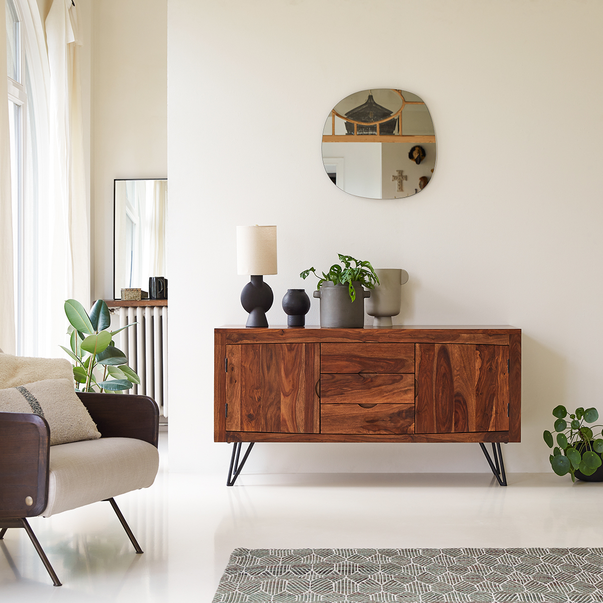 Buffet en sheesham massif 150 Bonnie Buffet en sheesham massif 150 Bonnie