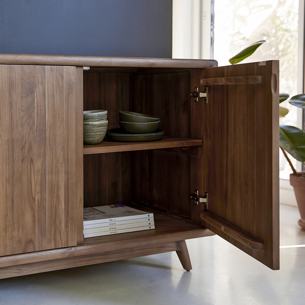 Buffet en teck massif 165 Vintage Buffet en teck massif 165 Vintage