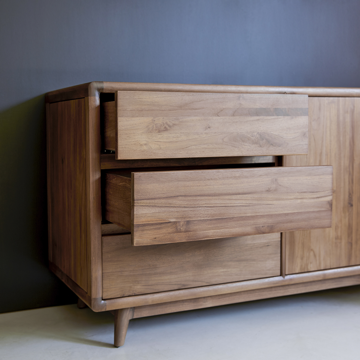 Buffet en teck massif 165 Vintage Buffet en teck massif 165 Vintage