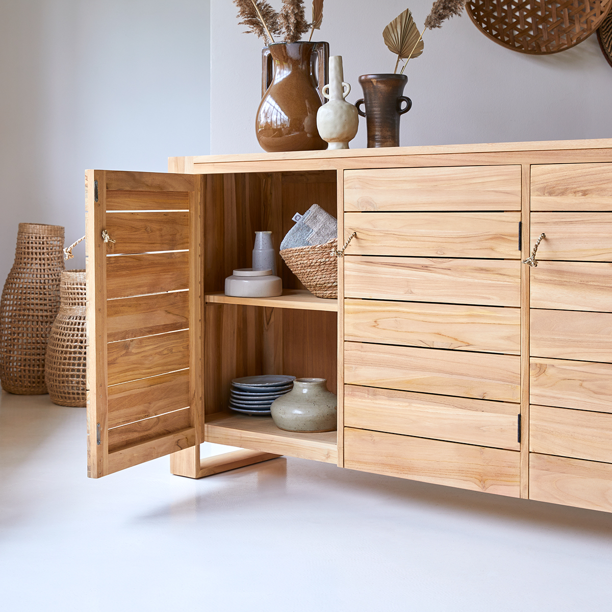 Buffet en teck massif 170 Minimalys Buffet en teck massif 170 Minimalys