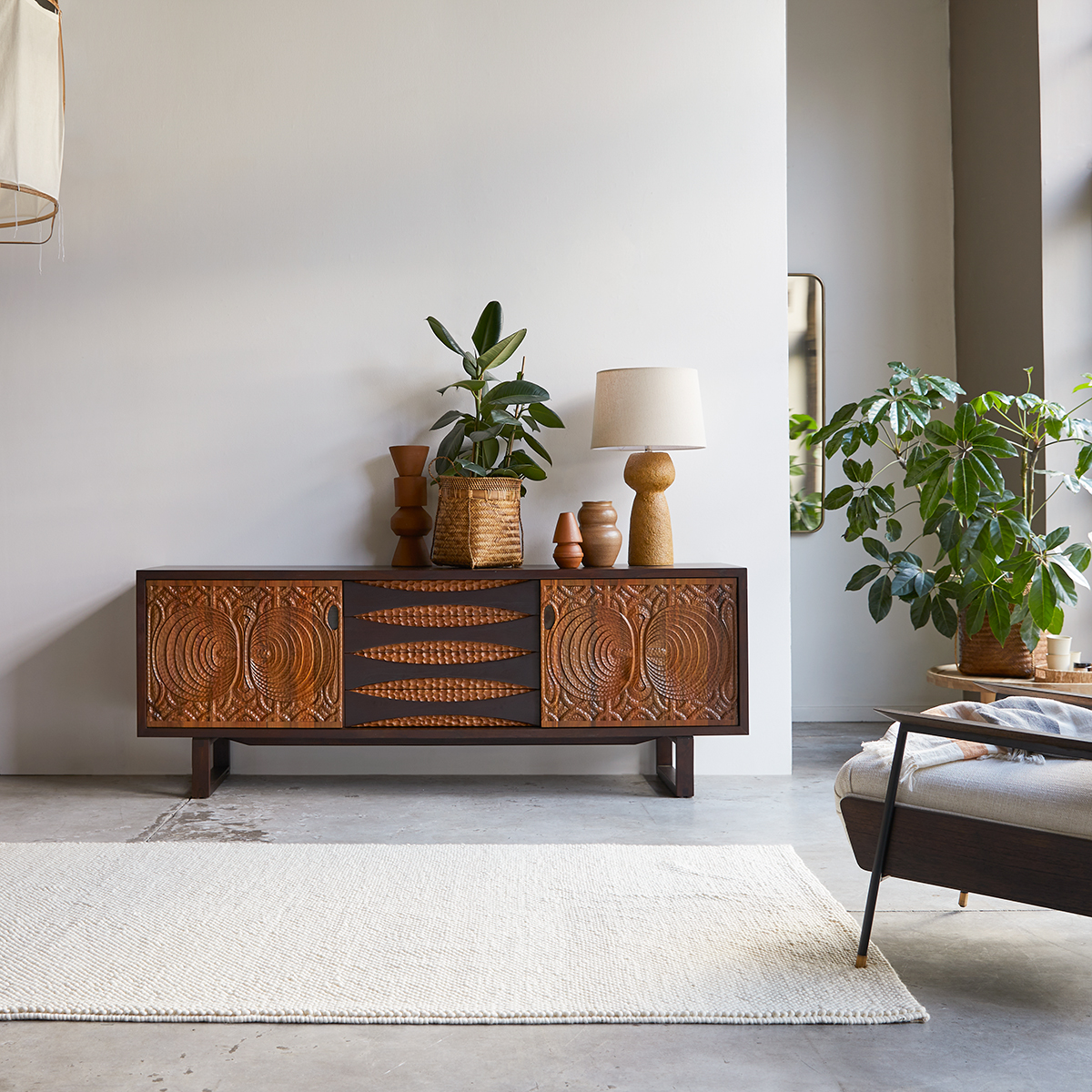 Buffet en teck massif 205 Frida Buffet en teck massif 205 Frida