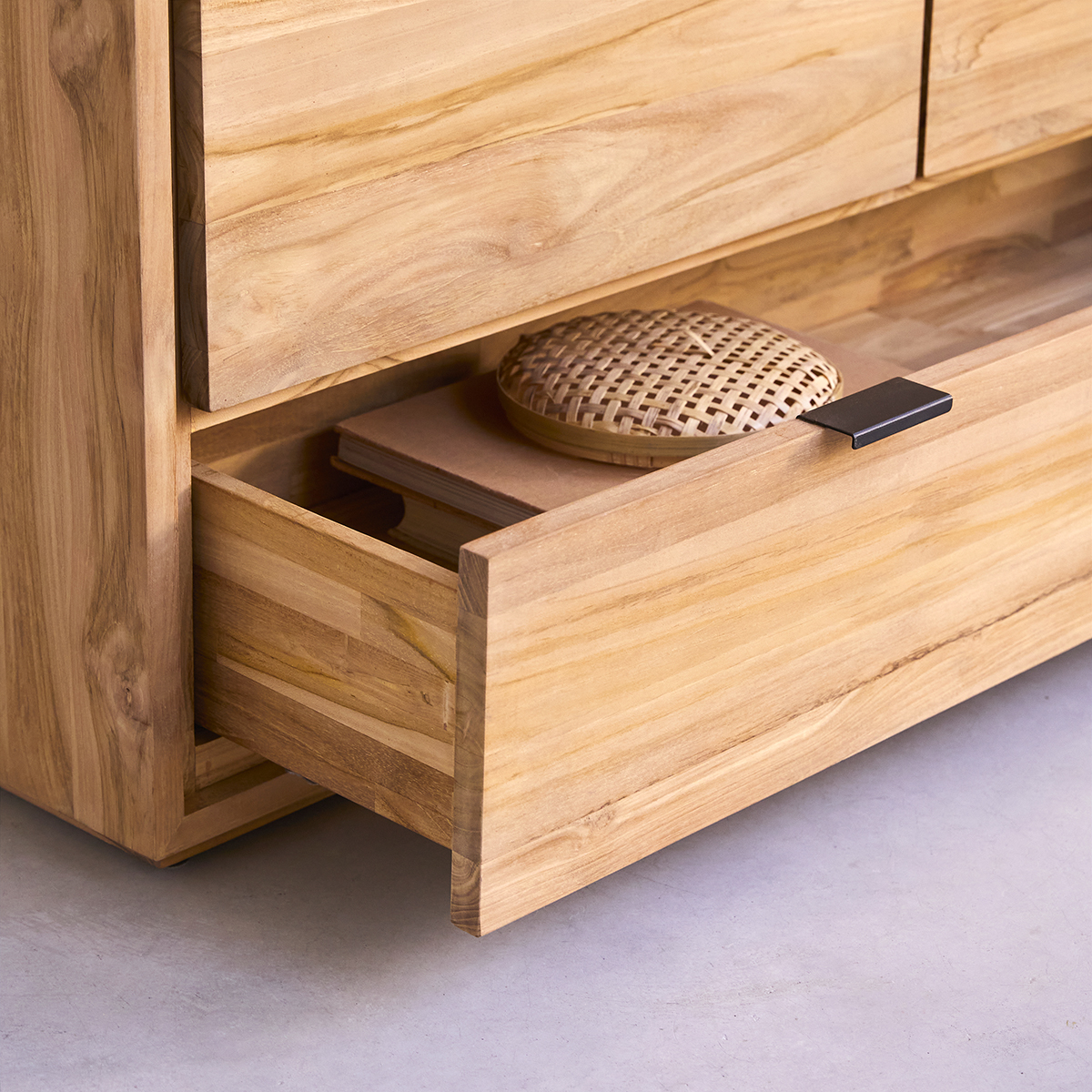 Buffet en teck massif Senson 120 cm Buffet en teck massif Senson 120 cm