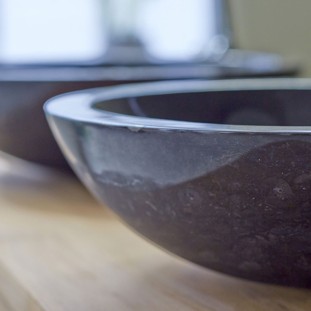 Calypso Black Marble Washbasin Calypso Black Marble Washbasin