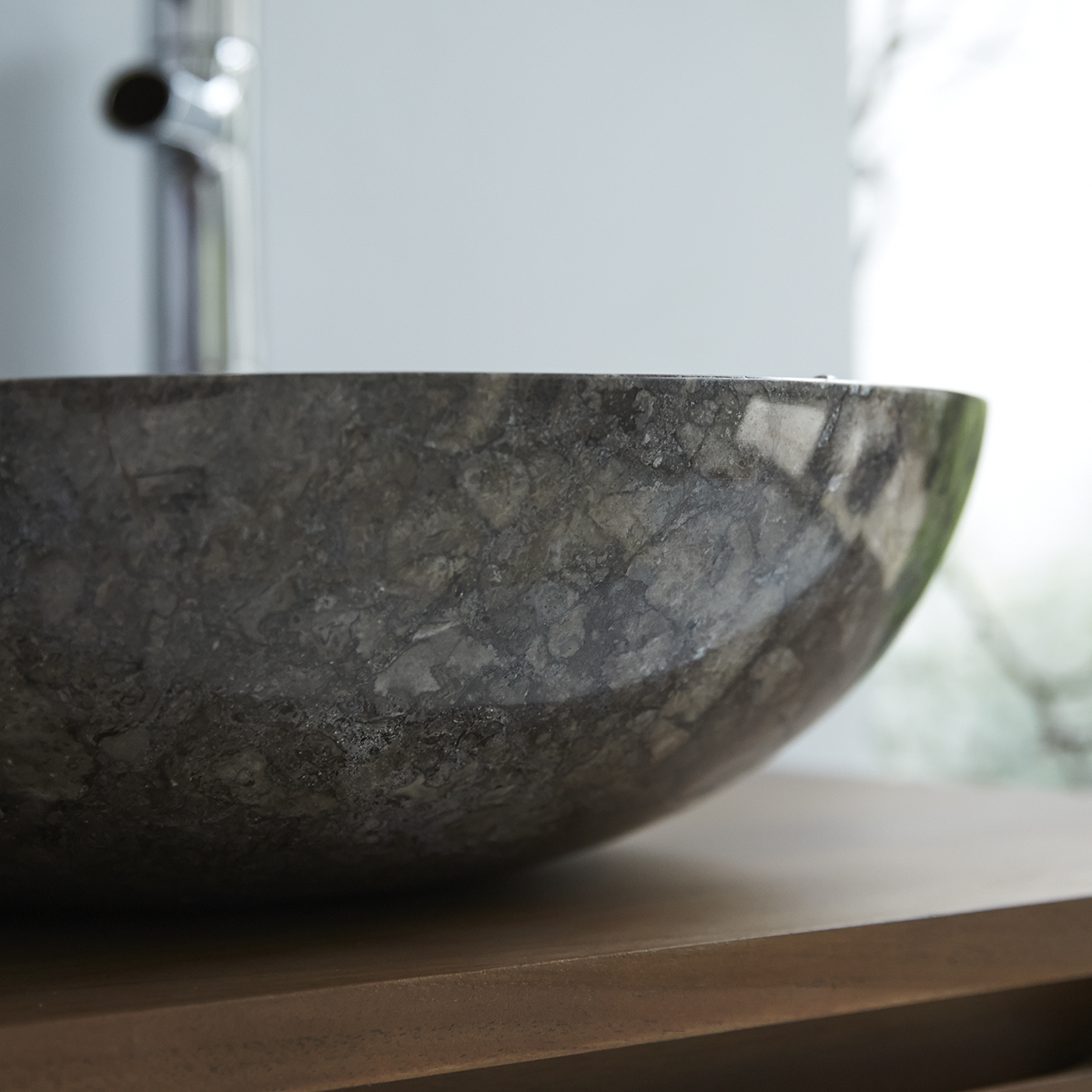 Calypso Grey marble washbasin Calypso Grey marble washbasin