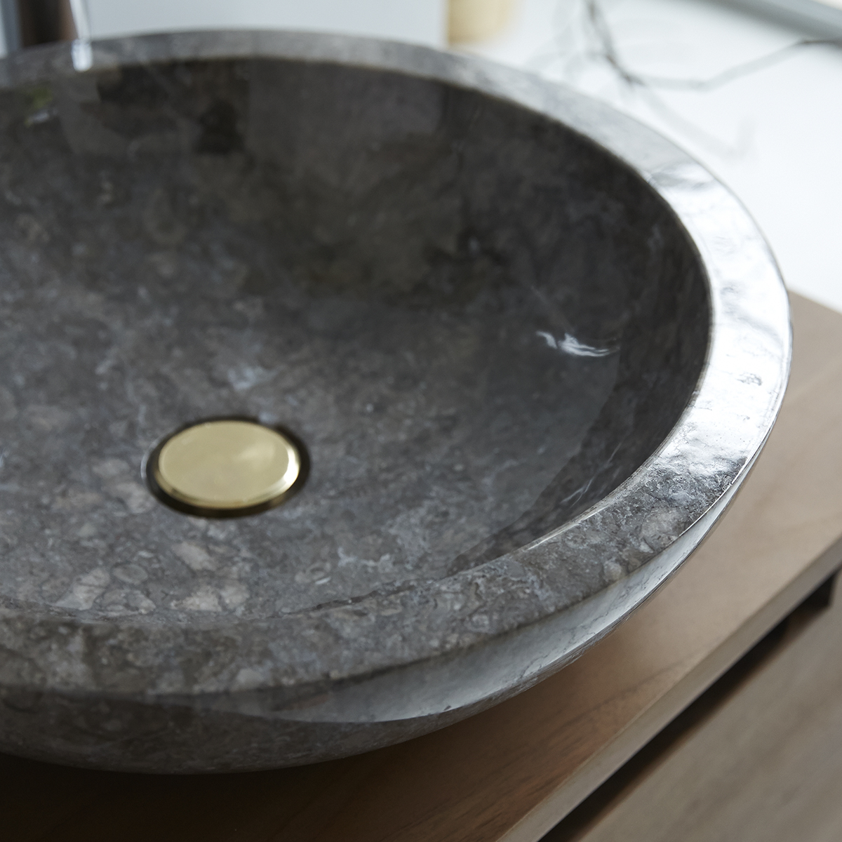 Calypso Grey marble washbasin Calypso Grey marble washbasin