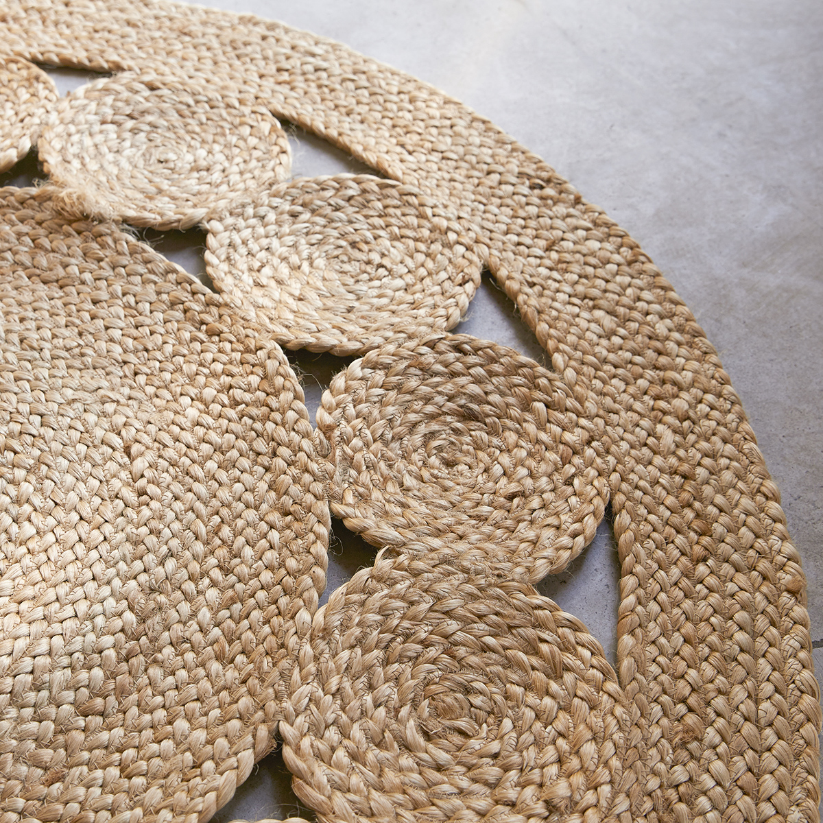 Casatera Teppich aus Jute Aristide 120 cm Casatera Teppich aus Jute Aristide 120 cm