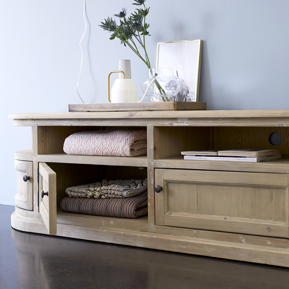 Celeste pine TV Stand 180 cm Celeste pine TV Stand 180 cm