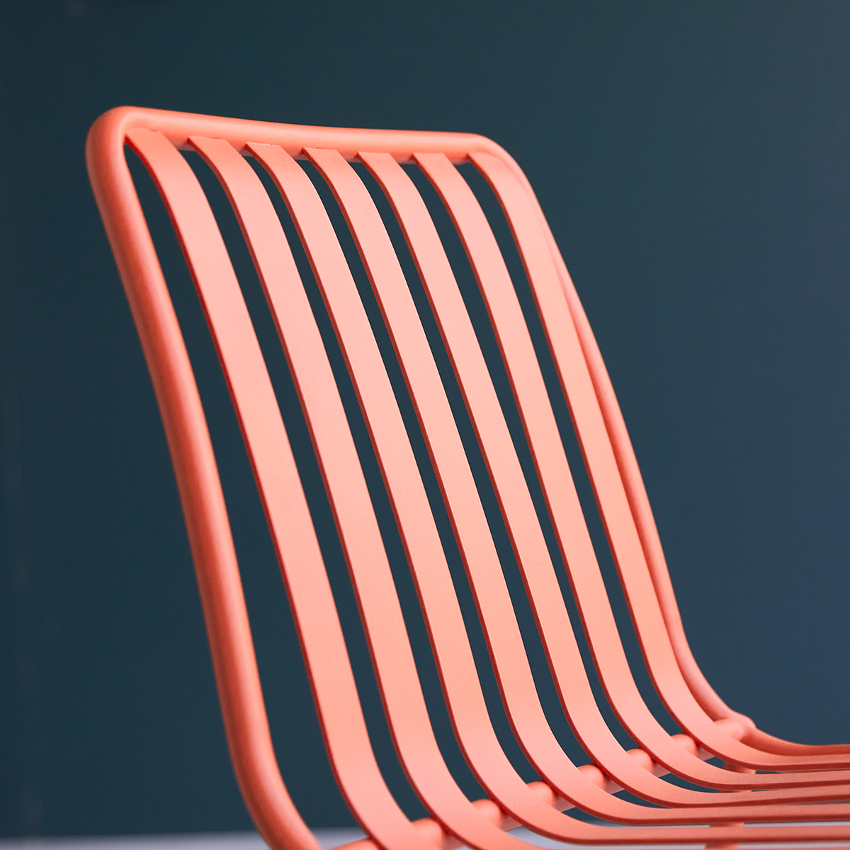 Chaise en métal Gaby orange Chaise en métal Gaby orange