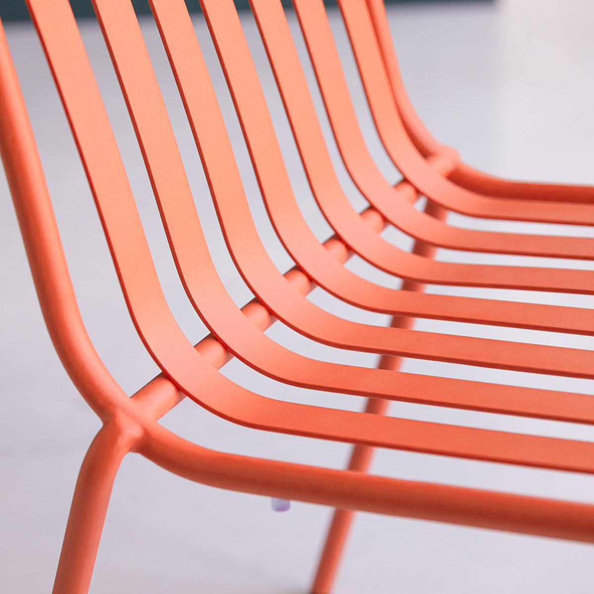 Chaise en métal Gaby orange Chaise en métal Gaby orange