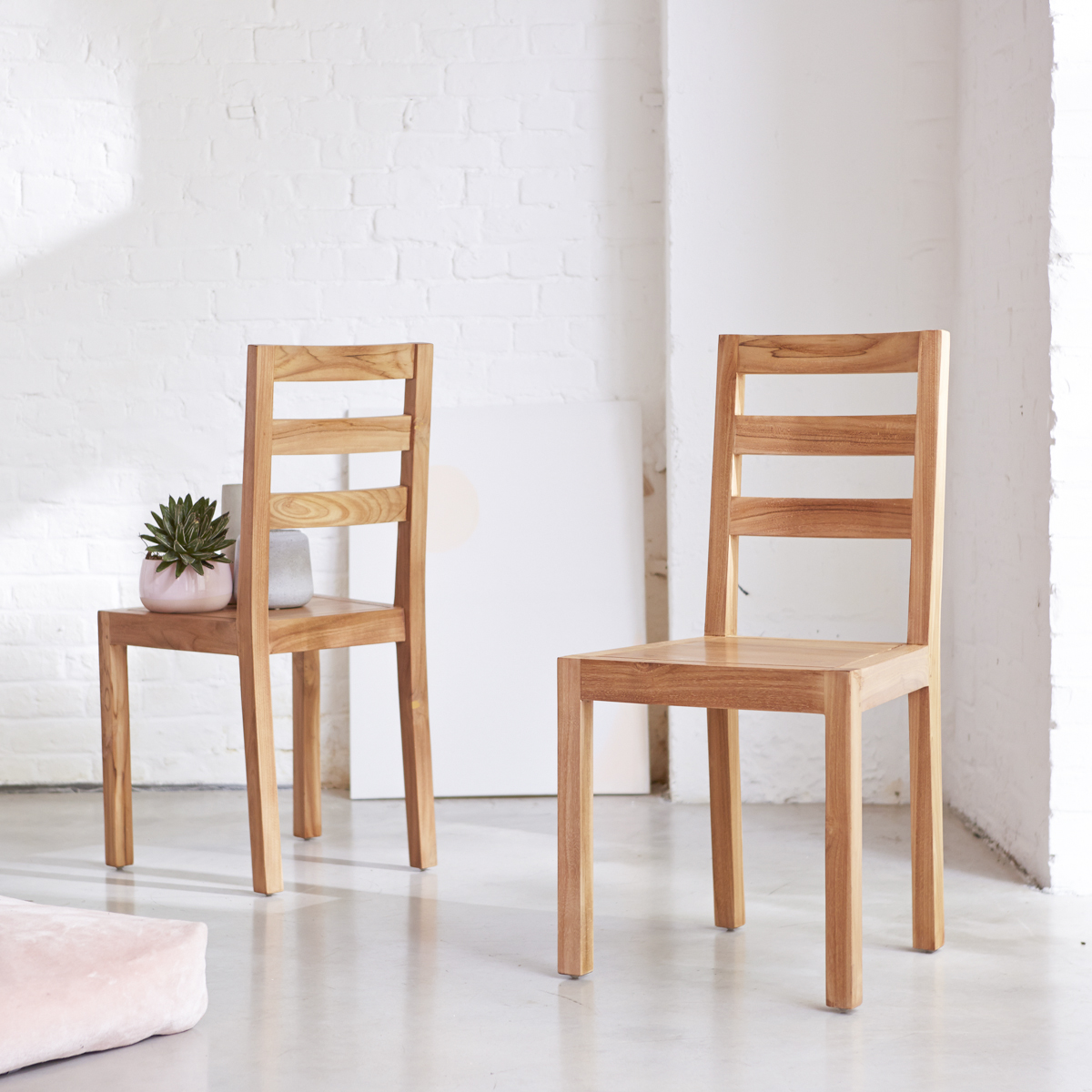 Chaise en teck massif Alto Chaise en teck massif Alto