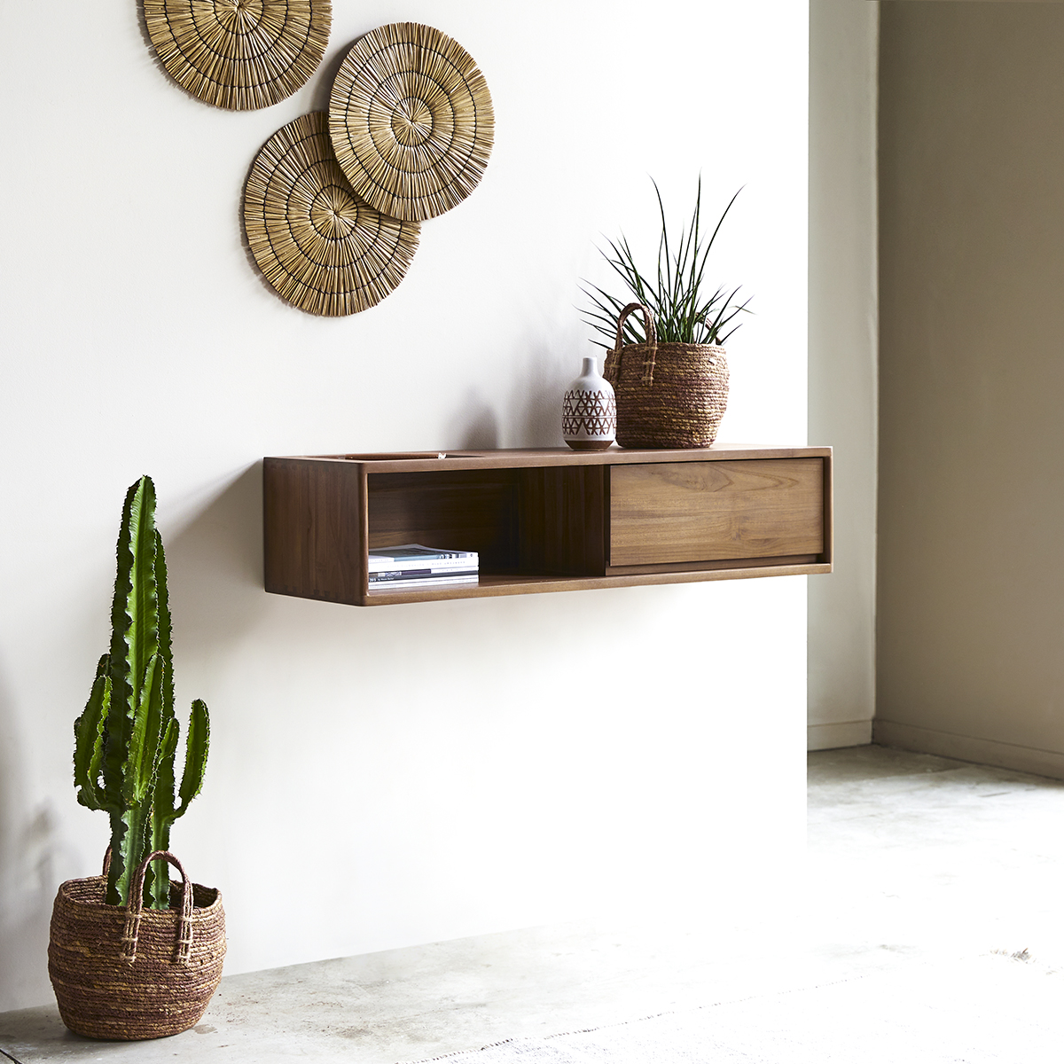 Circa 1-Drawer solid teak Console Table 110 Circa 1-Drawer solid teak Console Table 110
