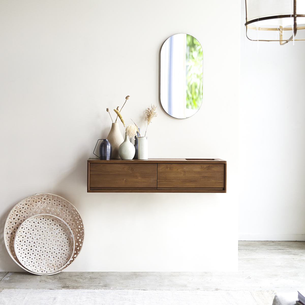 Circa solid teak 2-drawer Console table Circa solid teak 2-drawer Console table