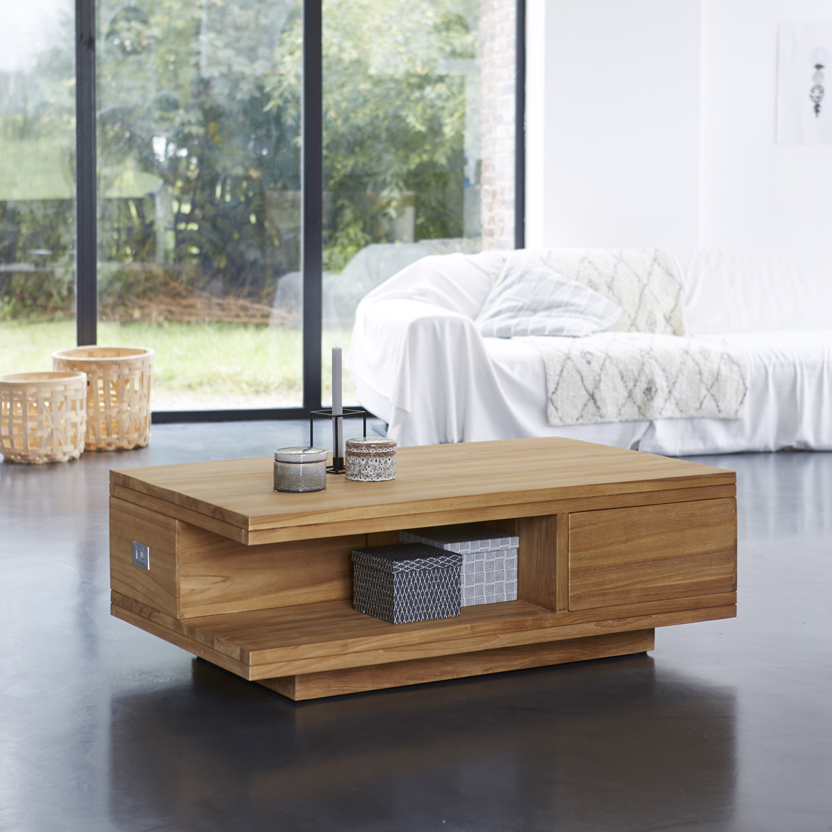 Coffee Teck solid teak Coffee Table 120x70 Coffee Teck solid teak Coffee Table 120x70