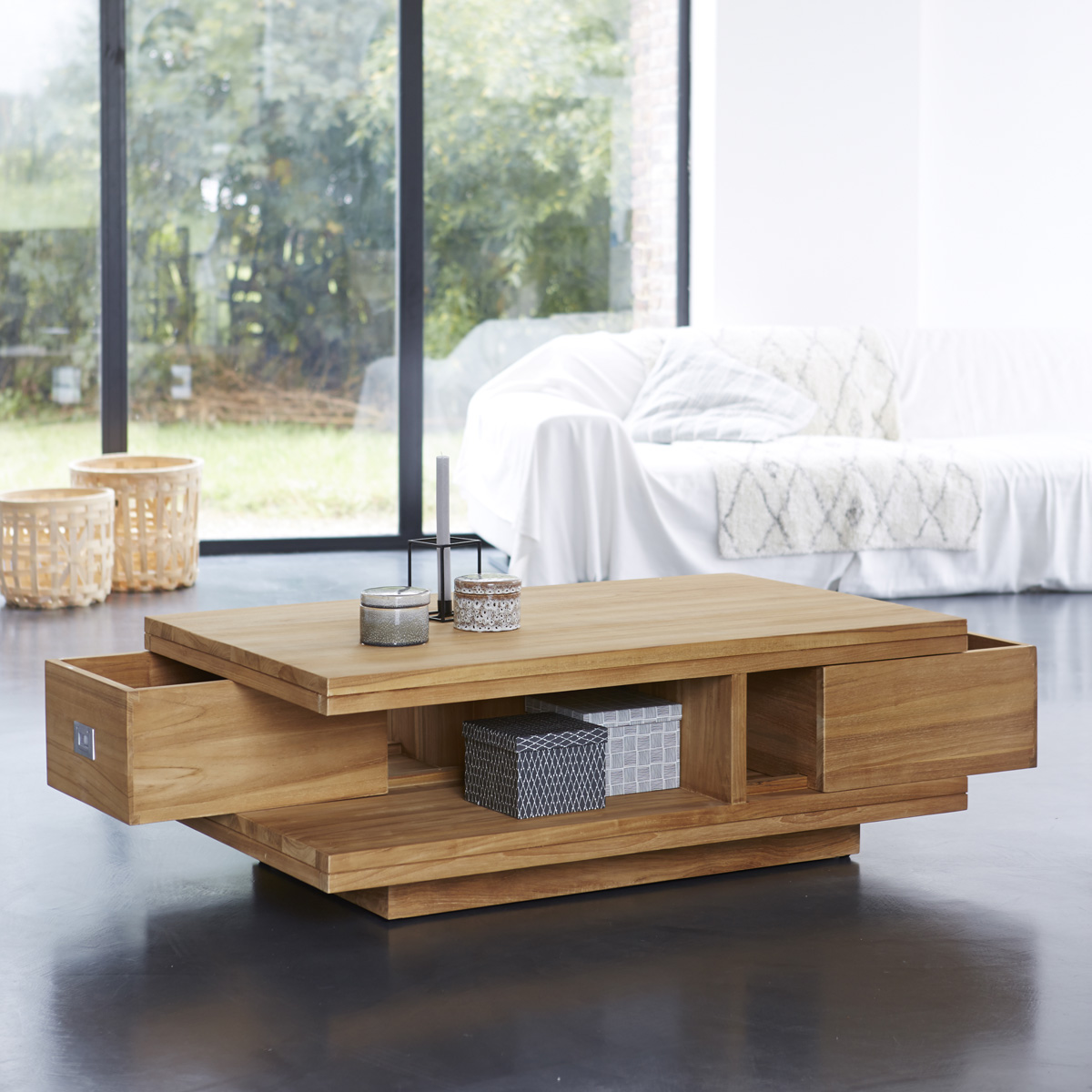 Coffee Teck solid teak Coffee Table 120x70 Coffee Teck solid teak Coffee Table 120x70
