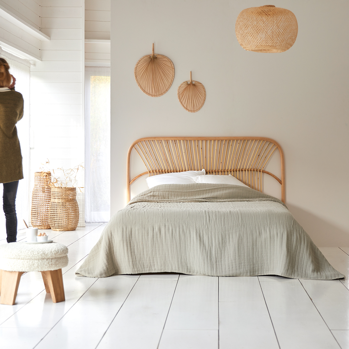 Colette rattan Headboard 160 cm Colette rattan Headboard 160 cm