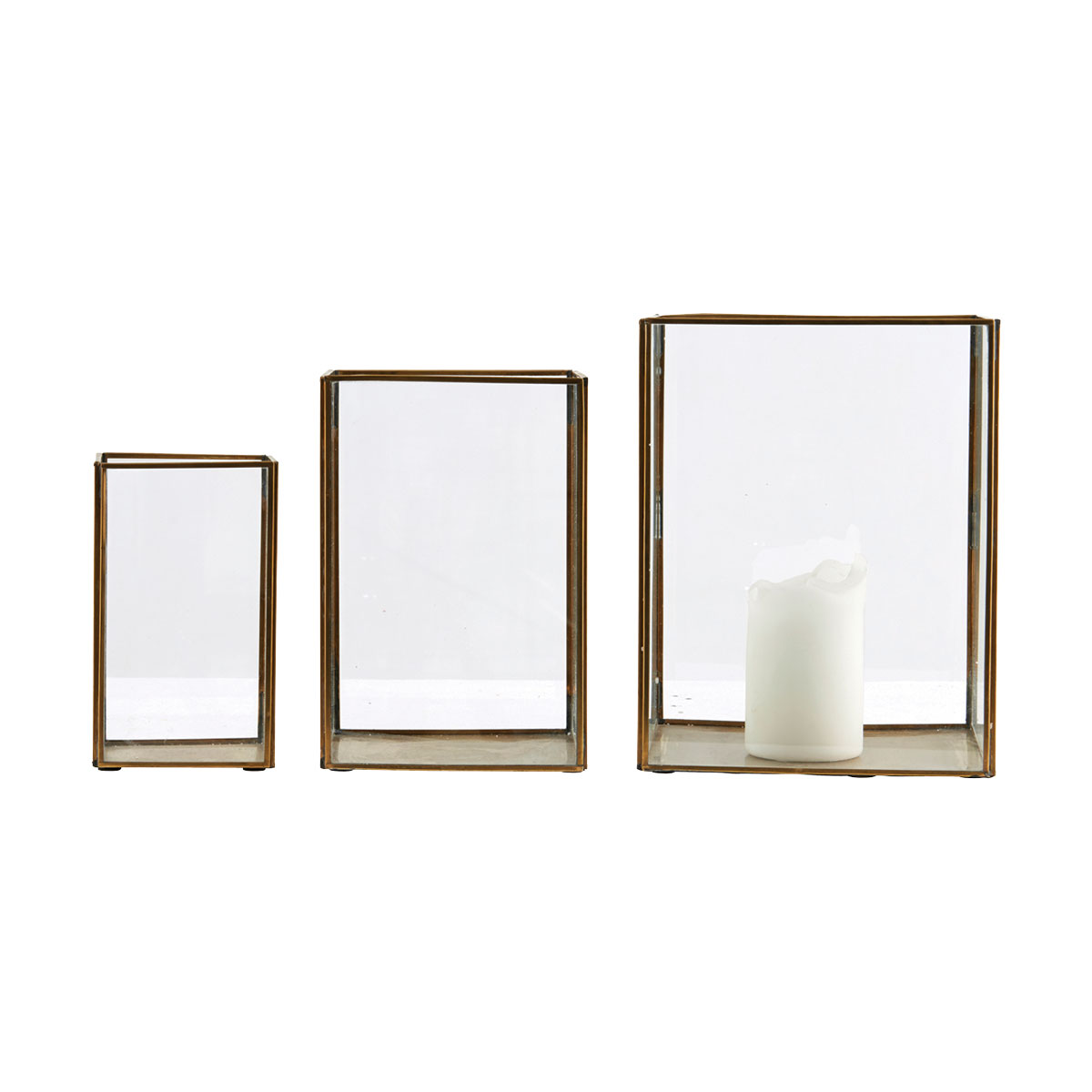 Conjunto 3 caja vitrina Maja Conjunto 3 caja vitrina Maja