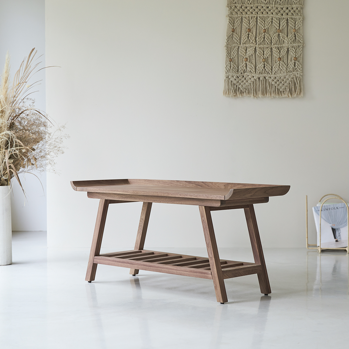 Console basse en noyer massif 110 Pampa Console basse en noyer massif 110 Pampa
