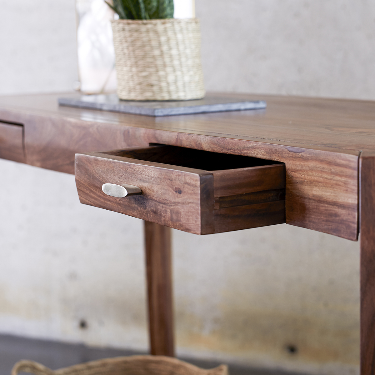 Console en palissandre massif Luna Console en palissandre massif Luna