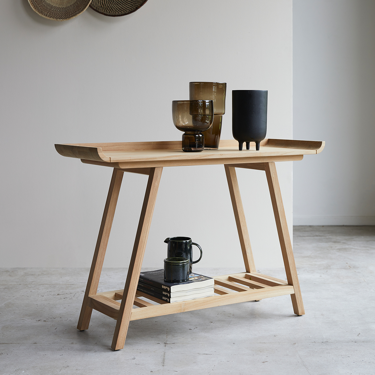 Console haute en teck massif 110 Pampa Console haute en teck massif 110 Pampa