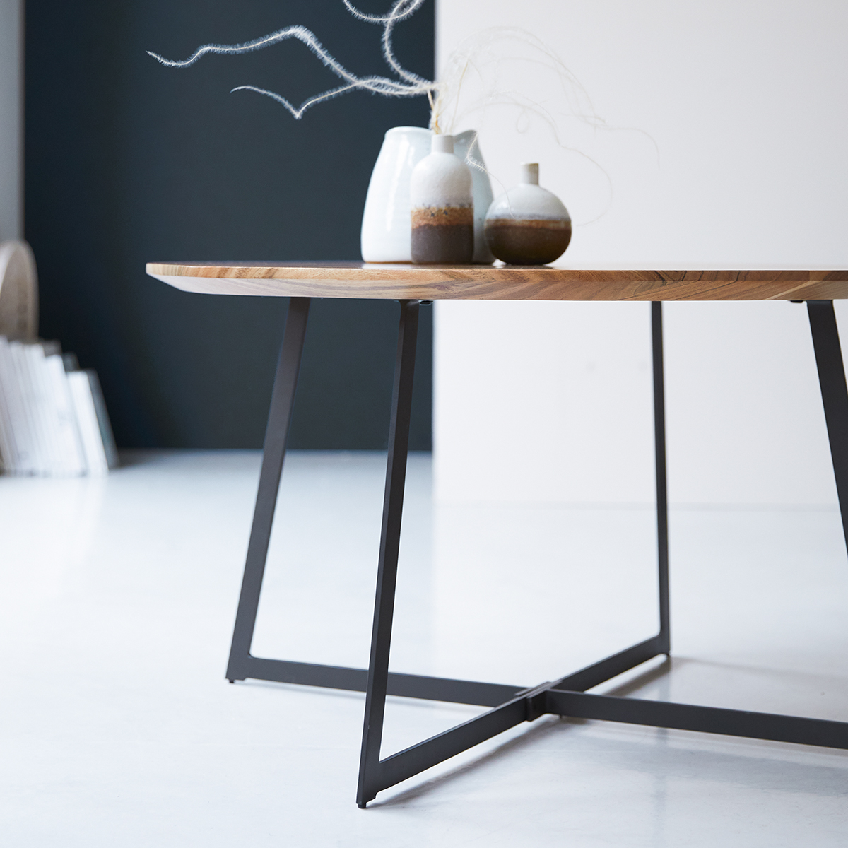 Couchtisch aus massives Akazienholz 80 Temis Couchtisch aus massives Akazienholz 80 Temis