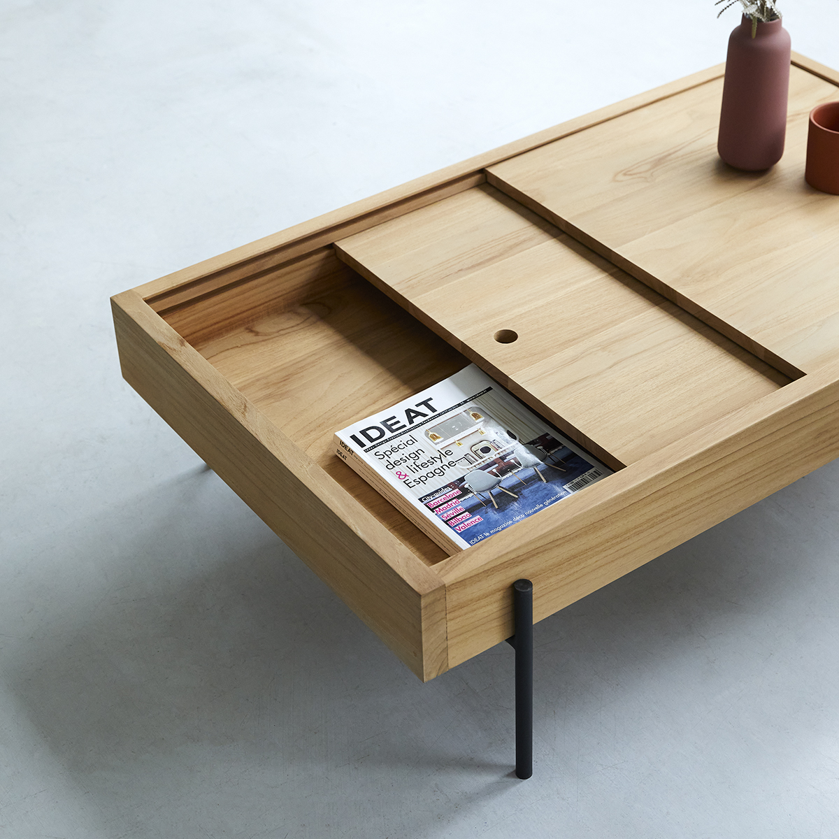 Couchtisch Honorine aus massives Teakholz 120 x 75 Couchtisch Honorine aus massives Teakholz 120 x 75