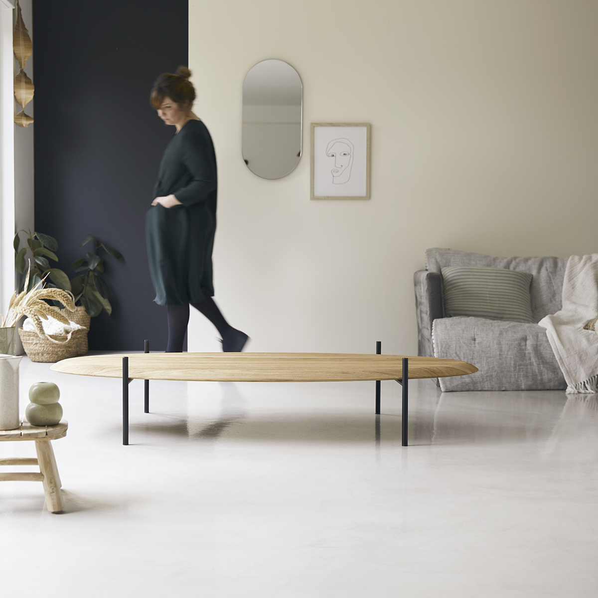 Couchtisch Honorine aus massives Teakholz 160 x 80 Couchtisch Honorine aus massives Teakholz 160 x 80